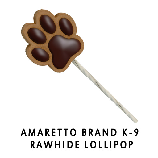 Amaretto Brand K-9 Rawhide Lollipop