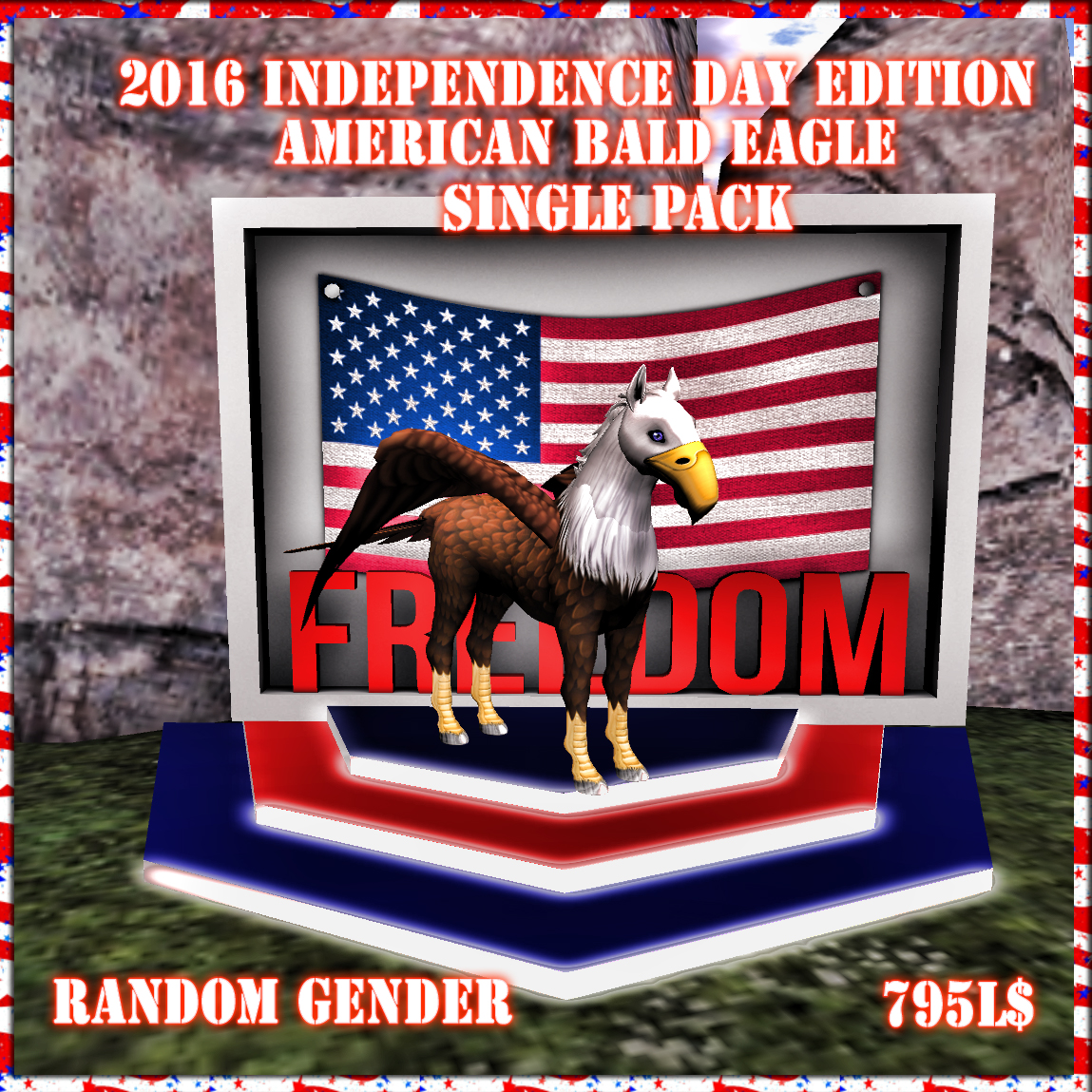 2016 Independence Day Edition American Bald EagleHorses