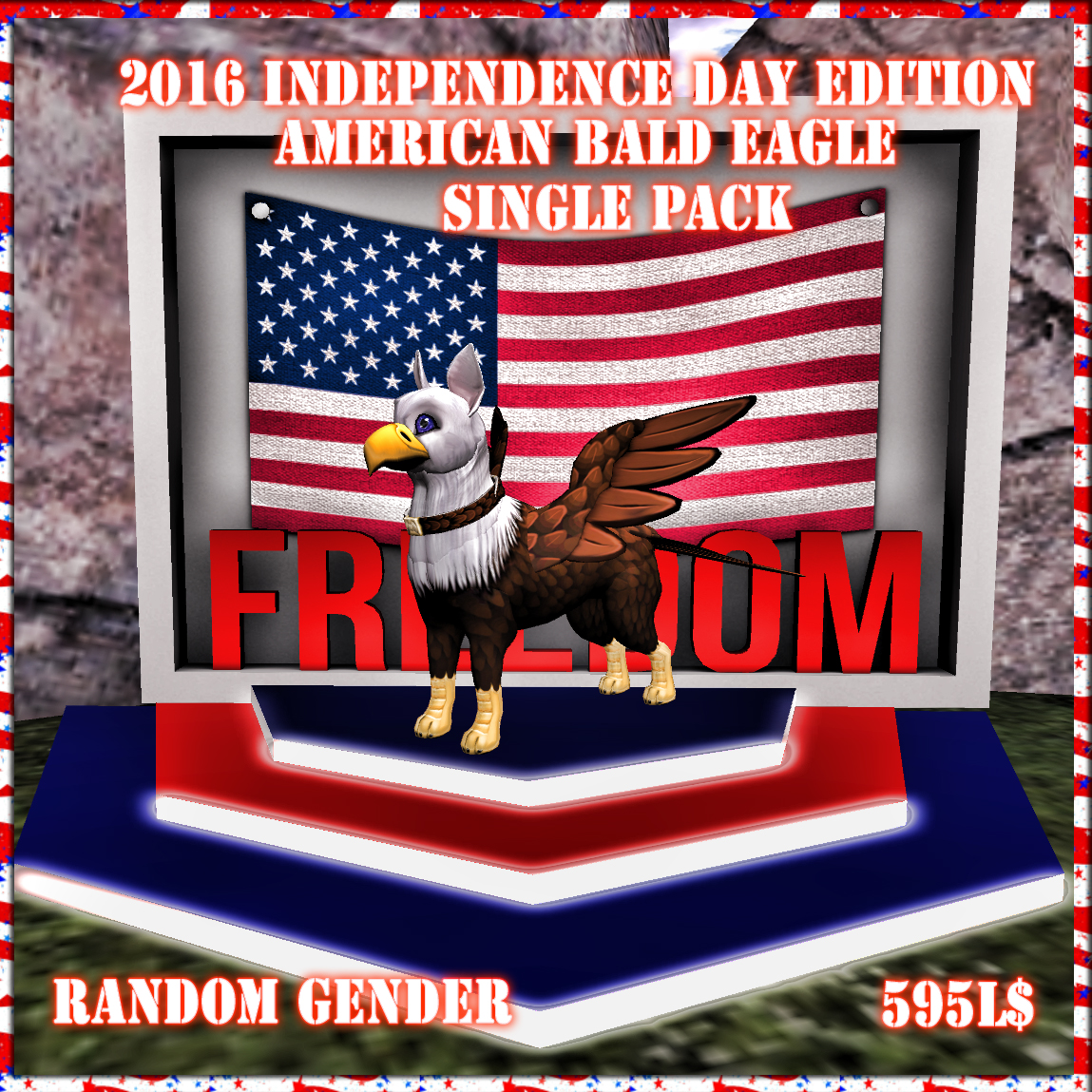 2016 Independence Day Edition American Bald EagleK9