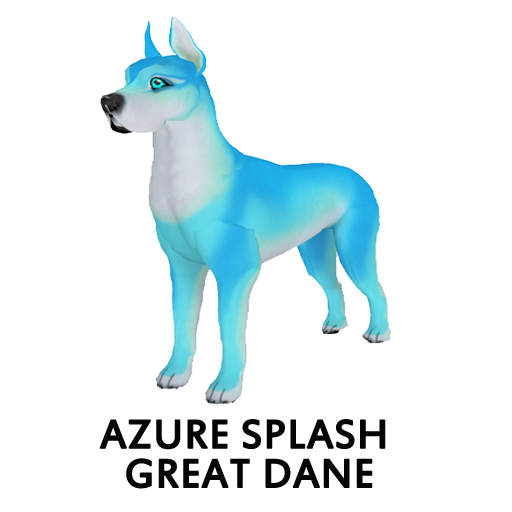 Azure Splash Great Dane