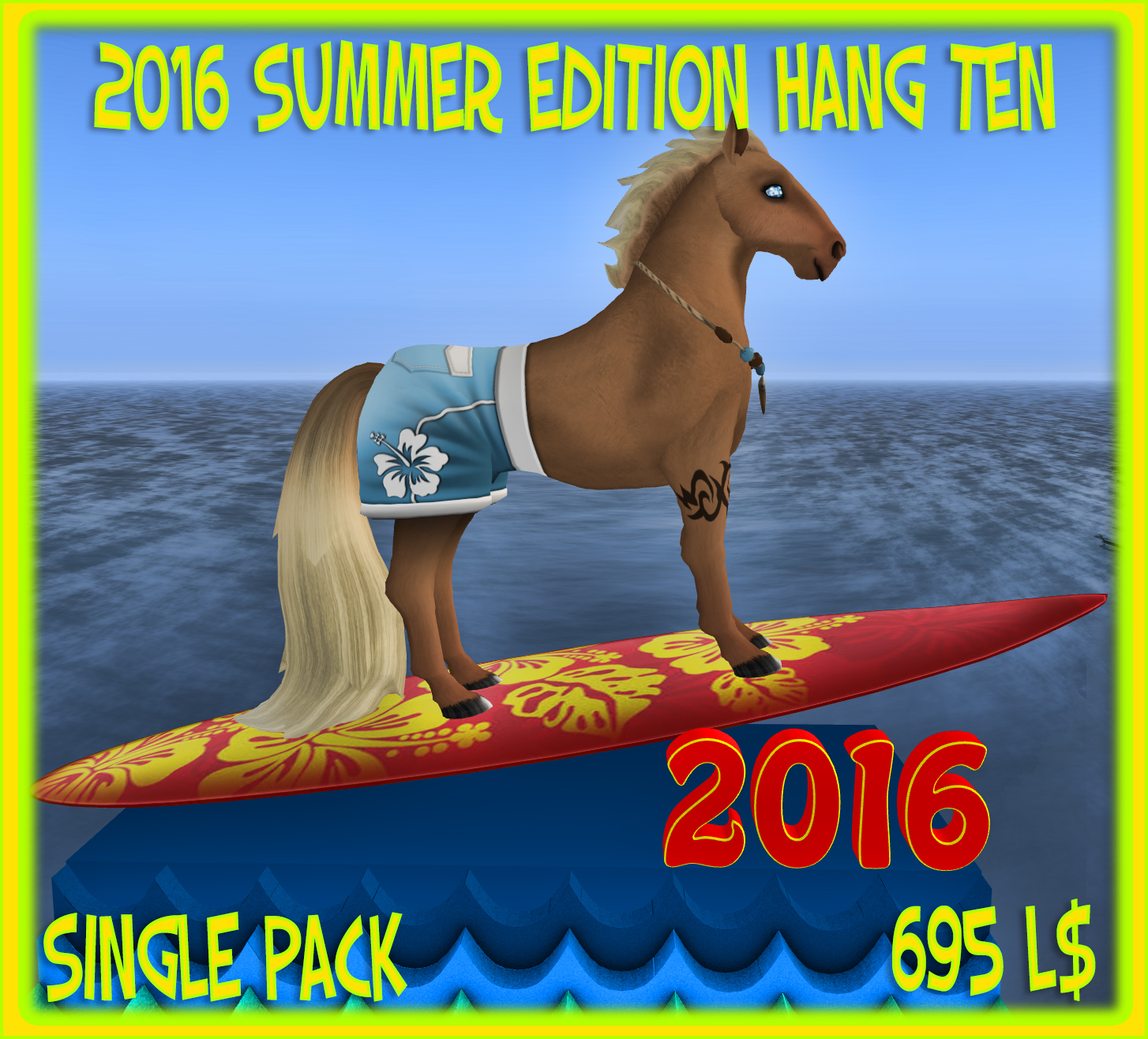 2016 Summer Edition Hang TenHorse