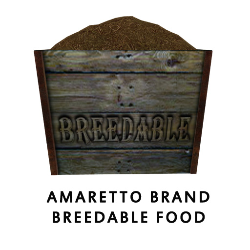 Amaretto Brand Breedable Food