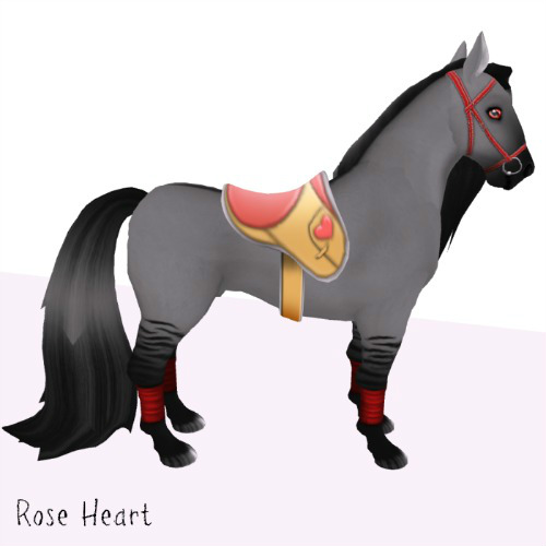 Rose Heart Saddle