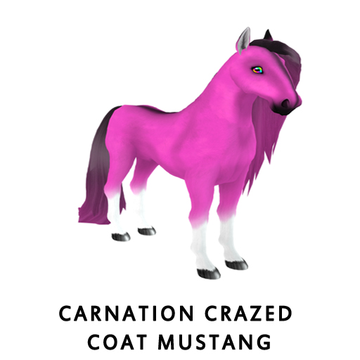 CarnationCrazed Coat Mustang