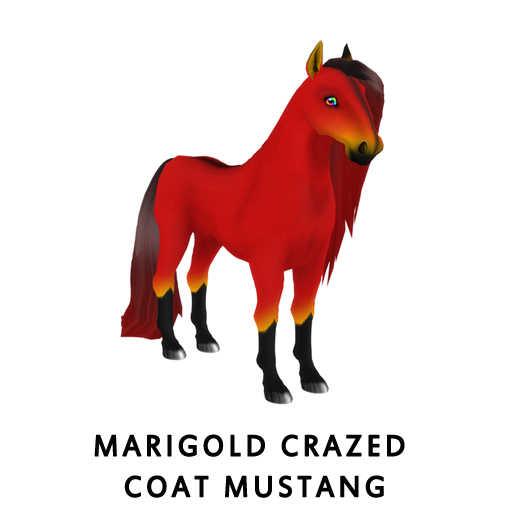 MarigoldCrazed Coat Mustang