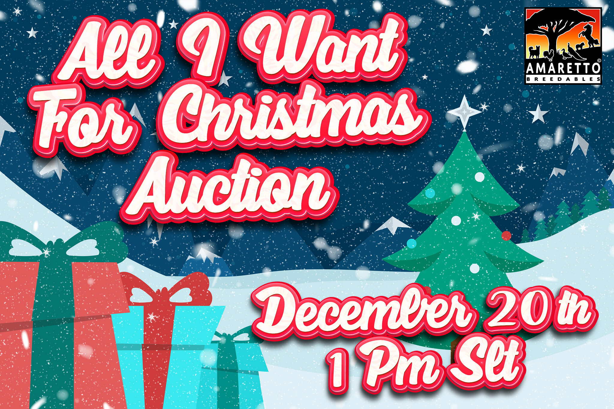 All I want for Christmas Auction!